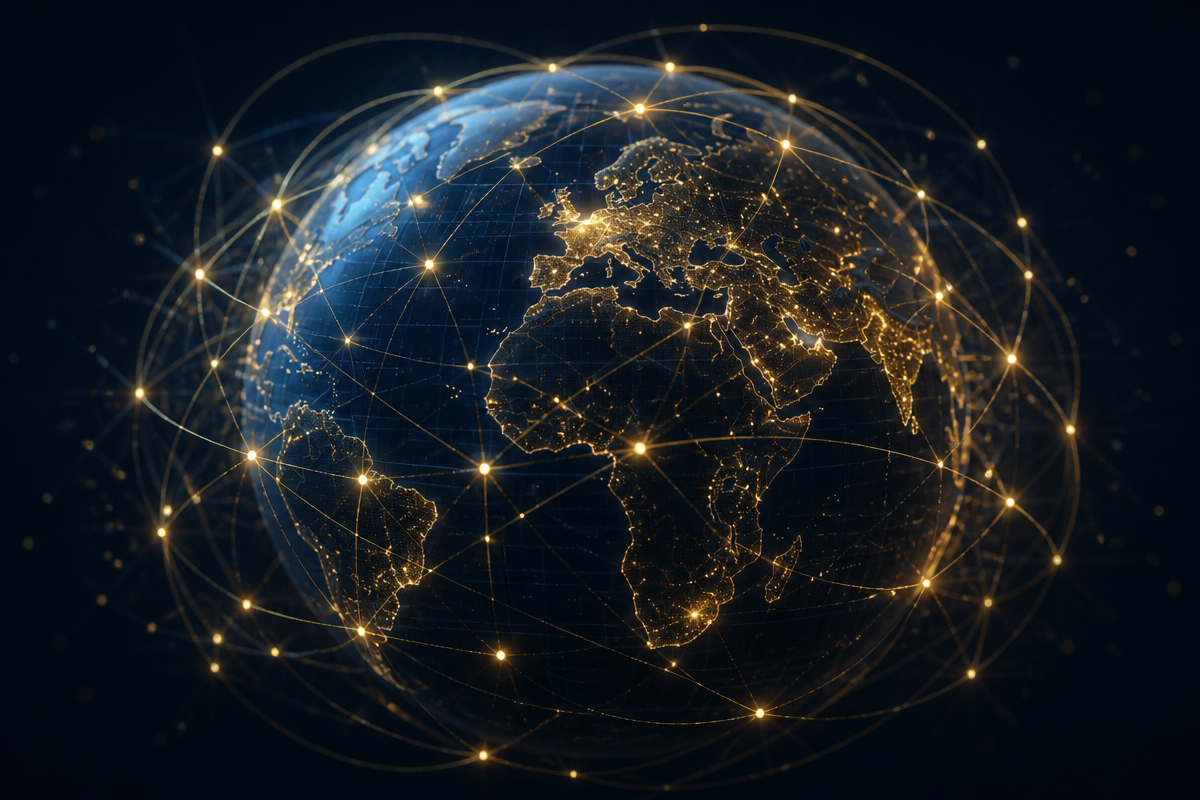 Global network connecting international business